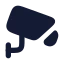 Cctv icon with solid rounded style