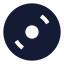 Cd icon with solid sharp style