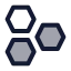 Cells icon with duotone standard style