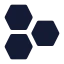 Cells icon with solid standard style