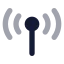 Cellularnetwork icon with bulk rounded style
