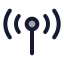 Cellularnetwork icon with duotone standard style