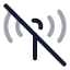 Cellularnetworkoffline icon with twotone rounded style