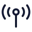 Cellularnetwork icon with stroke rounded style