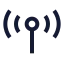 Cellularnetwork icon with stroke sharp style