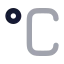 Celsius icon with bulk rounded style