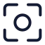 Centerfocus icon with stroke standard style
