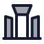 Centralshaheedminar icon with duotone standard style