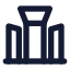 Centralshaheedminar icon with solid standard style