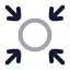 Centralized icon with twotone rounded style
