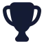 Champion icon with solid rounded style