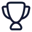 Champion icon with stroke rounded style