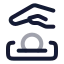 Charity icon with twotone rounded style
