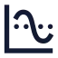 Chartaverage icon with solid sharp style