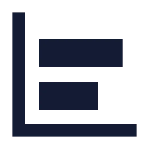 Chart Bar Big Icon in Solid Sharp style