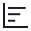 Chartbardecreasing icon with stroke sharp style