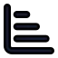 Chartbarincreasing icon with solid standard style