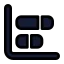 Chartbarstacked icon with solid standard style