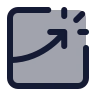 Chart Breakout Square icon preview