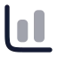 Chartcolumnbig icon with bulk rounded style