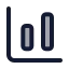 Chartcolumnbig icon with duotone standard style