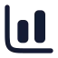 Chartcolumnbig icon with solid rounded style