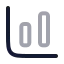 Chartcolumnbig icon with twotone rounded style