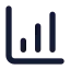 Chartcolumnincreasing icon with solid standard style