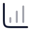 Chartcolumnincreasing icon with twotone rounded style