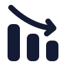 Chart Down icon preview