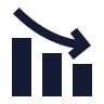 Chart Down icon preview