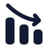 Chart Down icon preview