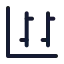 Charthighlow icon with duotone standard style