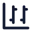 Charthighlow icon with solid standard style