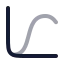 Chartlinedata icon with twotone rounded style