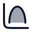 Chartmaximum icon with duotone rounded style