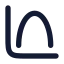 Chartmaximum icon with solid rounded style
