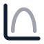 Chartmaximum icon with solid standard style