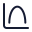 Chartmaximum icon with stroke standard style