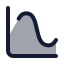 Chartmedium icon with duotone standard style