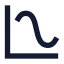 Chartmedium icon with solid sharp style