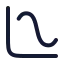 Chartmedium icon with stroke rounded style
