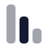 Chart No Axes Column Decreasing icon preview