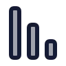 Chart No Axes Column Decreasing icon preview