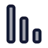 Chart No Axes Column Decreasing icon preview