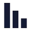 Chartnoaxescolumndecreasing icon with solid sharp style