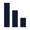 Chart No Axes Column Decreasing icon preview