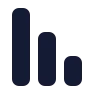 Chart No Axes Column Decreasing icon preview