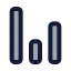 Chartnoaxescolumn icon with duotone standard style