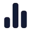 Chartnoaxescolumn icon with solid rounded style